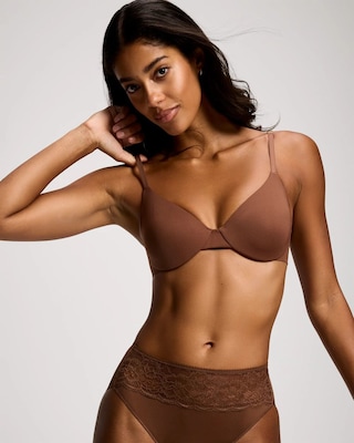 Unlined Perfect Coverage Bra click to view larger image.
