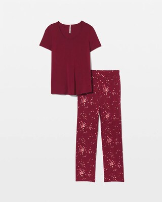 Packaged Short-Sleeve Pant Pajama Set click to view larger image.