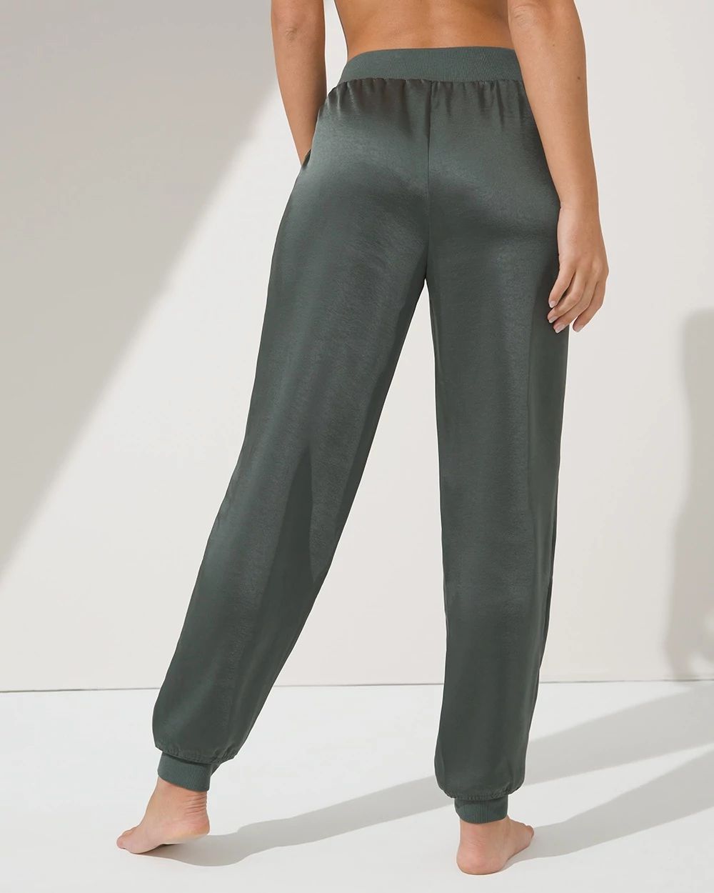 Satin Jogger Pants