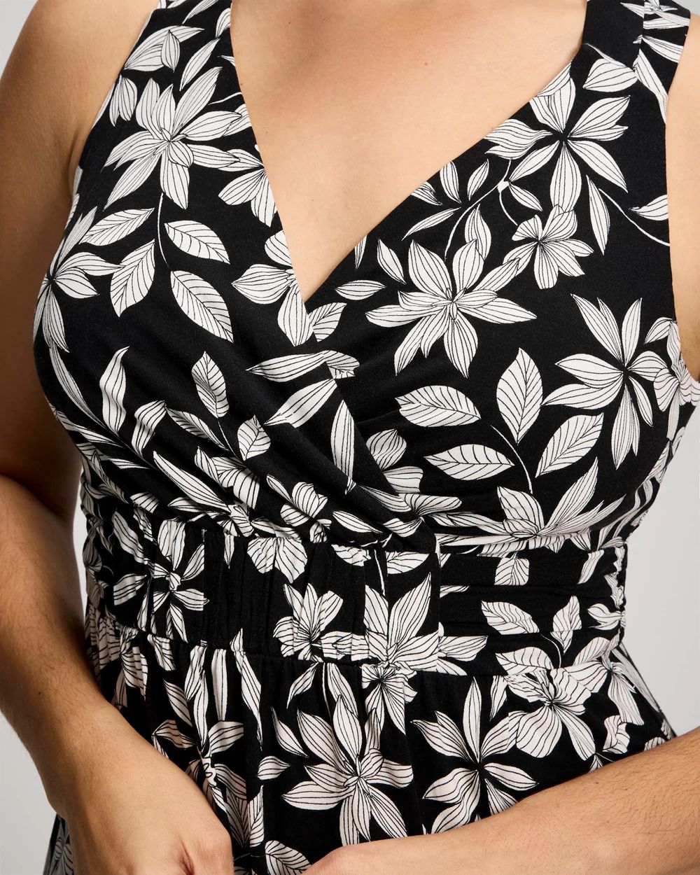 Soft Jersey Cross Back Strap Bra Dress