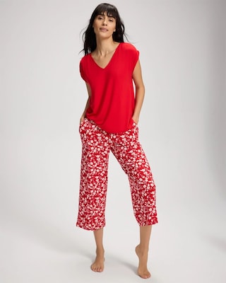 Cropped Pajama Pants