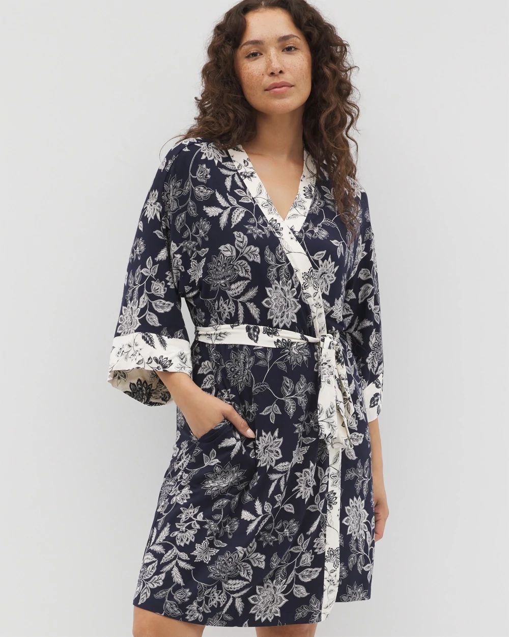 Cool Nights Twin Print Robe