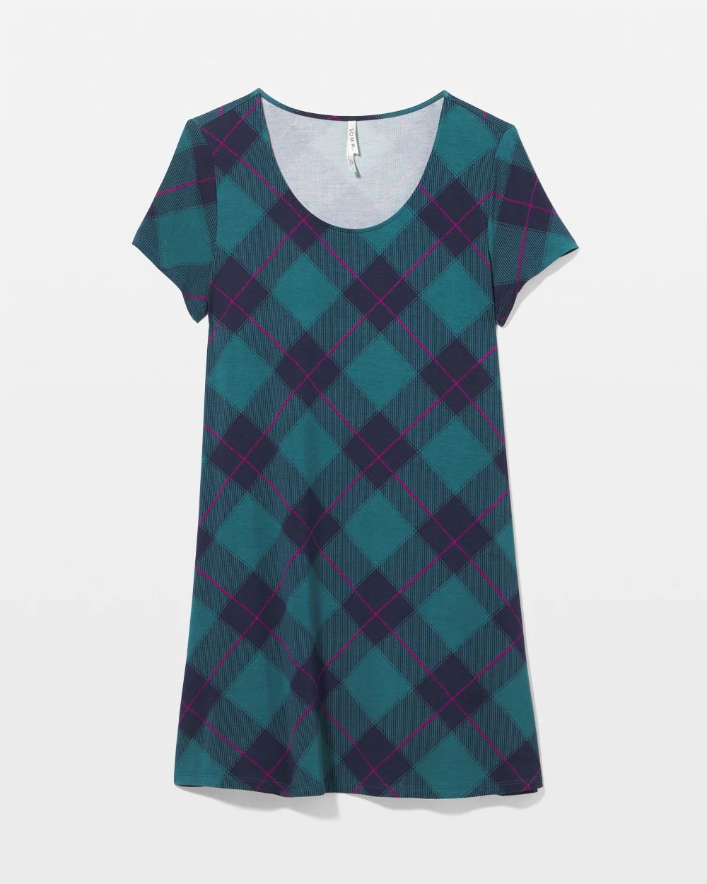 Cool Nights Short Sleeve Scoop Neck Sleepshirt