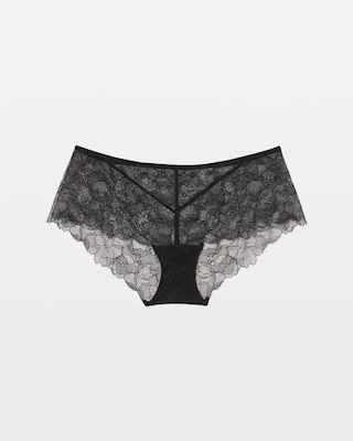 Fine Line Lace Hipster Panty click to view larger image.