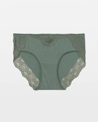 Embraceable Hipster Panty Crochet Lace click to view larger image.