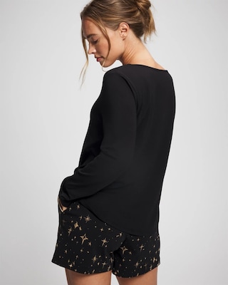 Long Sleeve Pajama Top click to view larger image.