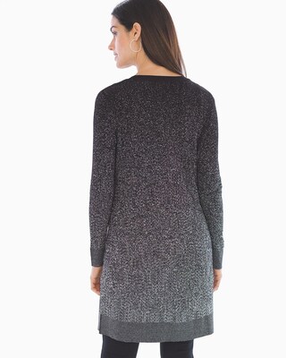 Lurex Duster Black Ombre