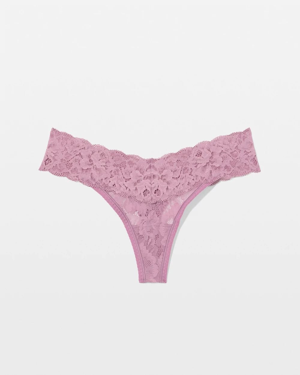 Embraceable Thong Panty with Signature Lace