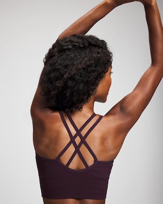 Longline Bra with Strappy Back click to view larger image.