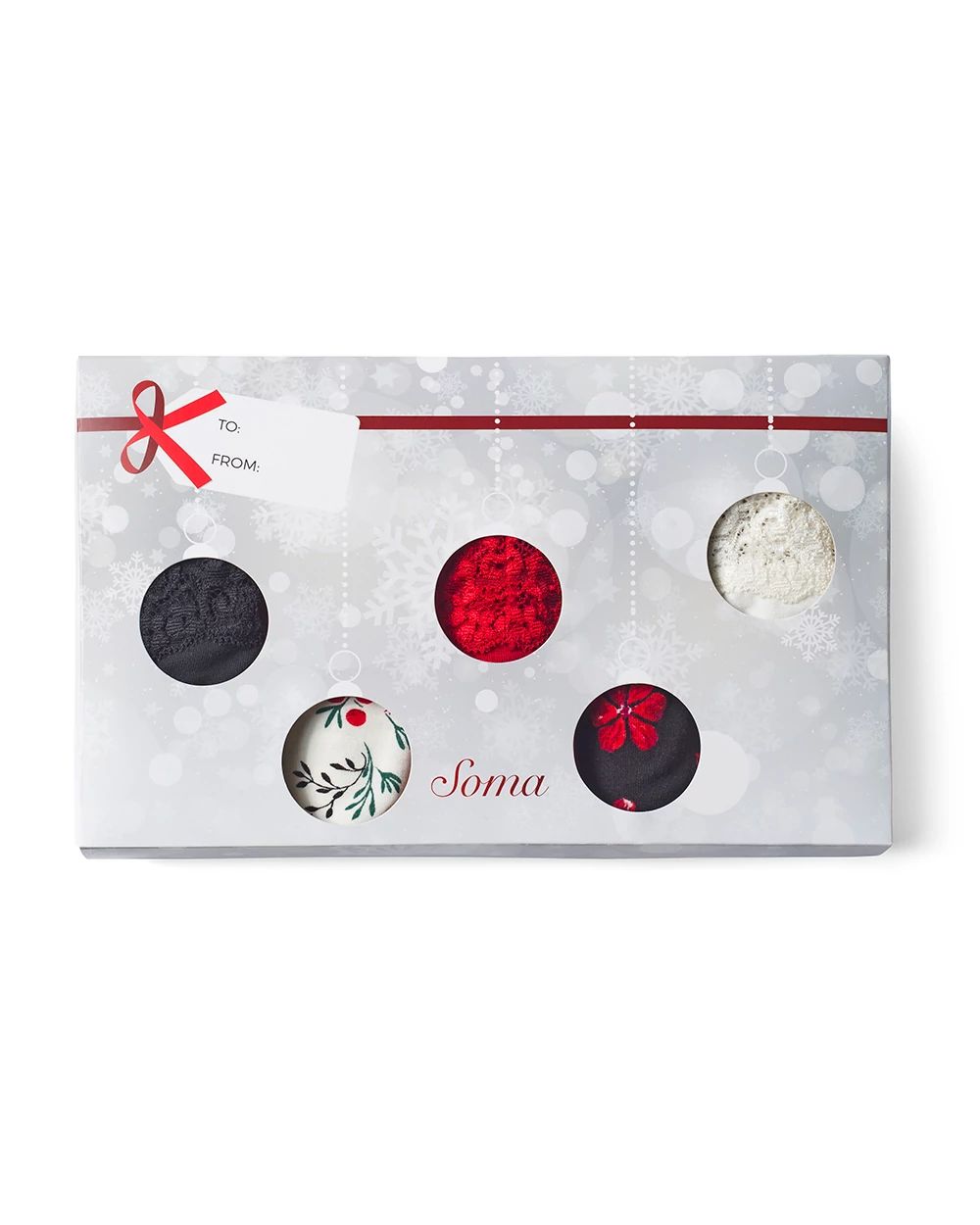 Lace High Leg Brief 5 Pack