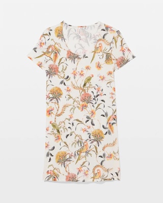 Short Sleeve Scoop Neck Sleepshirt click to view larger image.