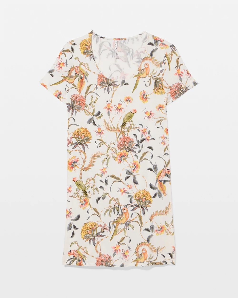 Cool Nights Short Sleeve Scoop Neck Sleepshirt