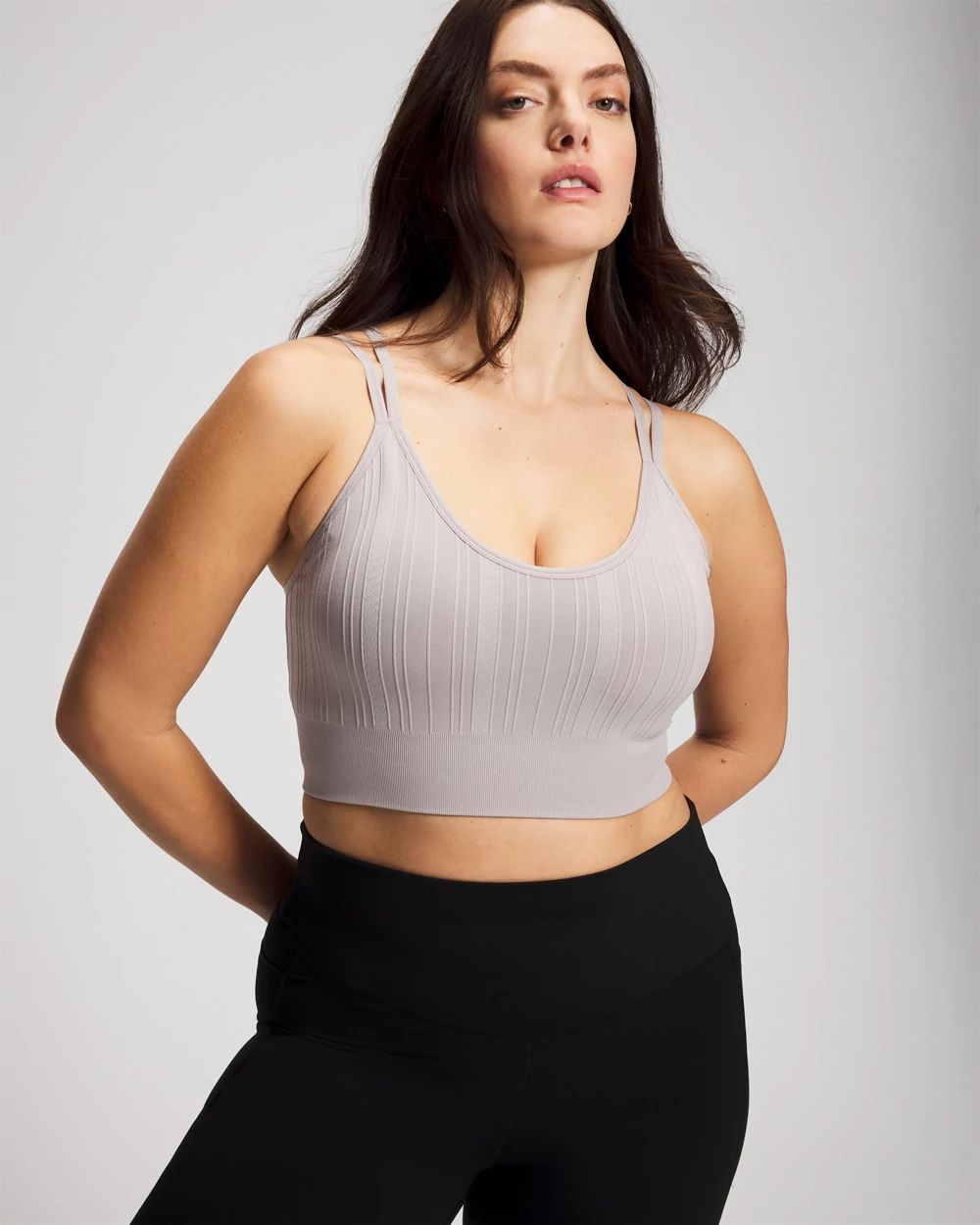 Seamless Bra With Strappy Back