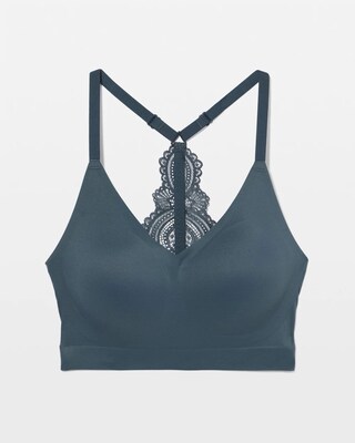 Racerback Bralette with Lace Back click to view larger image.