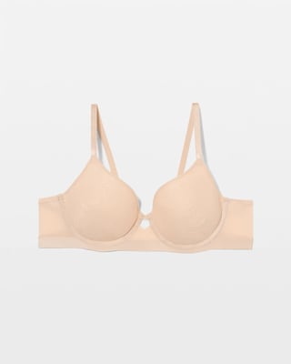 Lightly Lined Smooth Lace Perfect Coverage Bra click to view larger image.