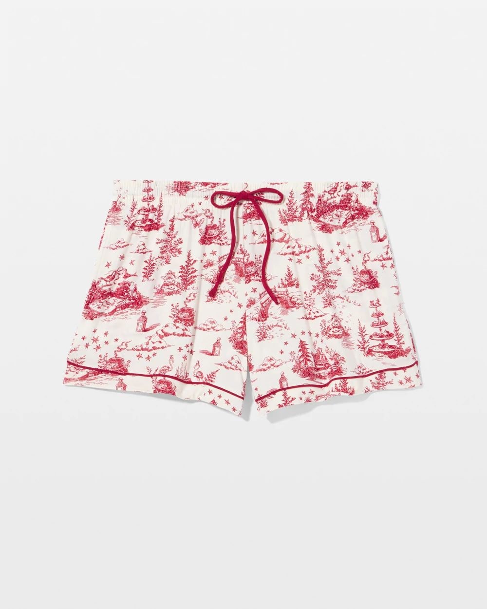 Relaxed Piped Pajama Short click to view larger image.