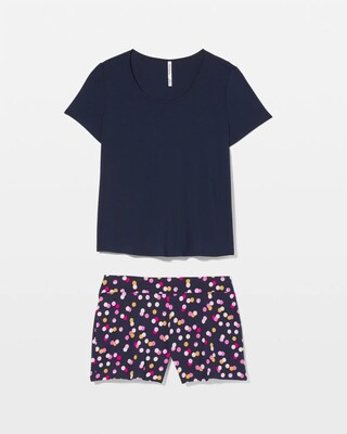 Packaged Short-Sleeve Short Pajama Set