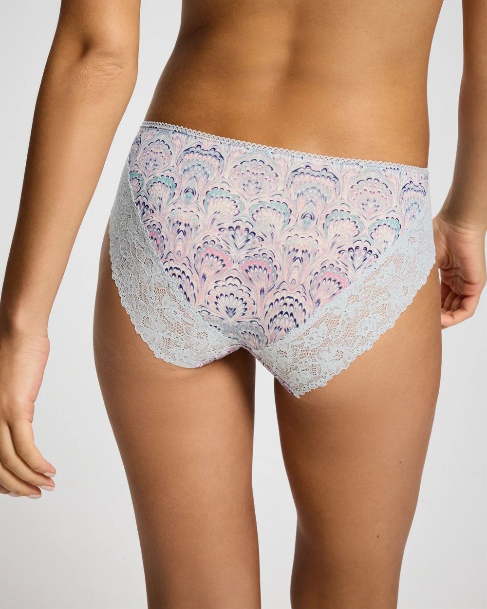 Floral Lace Hipster Panty click to view larger image.
