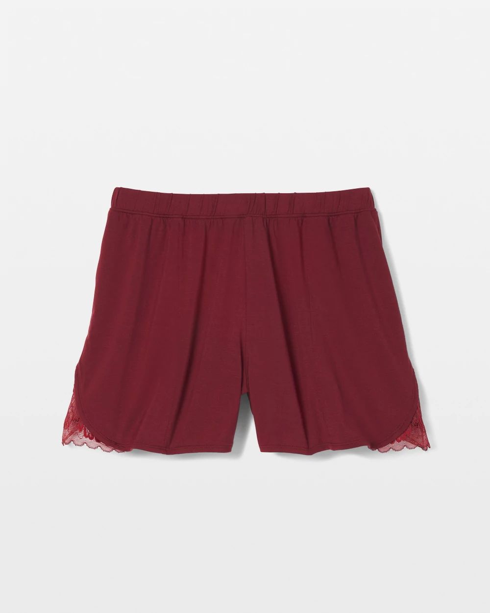 Lace Trim Pajama Shorts click to view larger image.