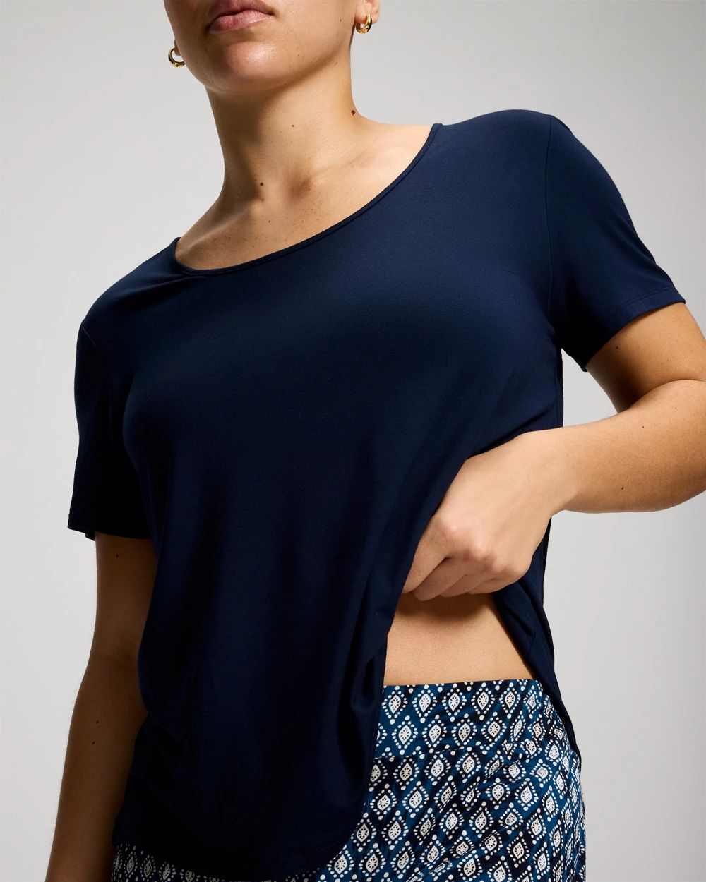 Packaged Short-Sleeve Pant Pajama Set click to view larger image.