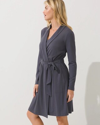 Aloe Knit Short Robe