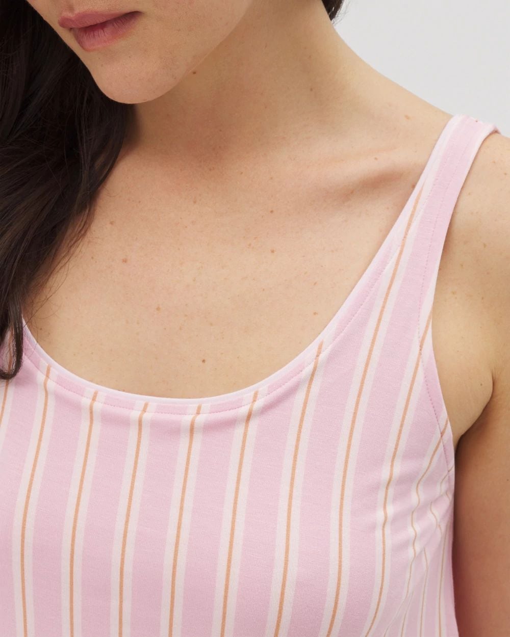 Cool Nights Pajama Tank With Piping