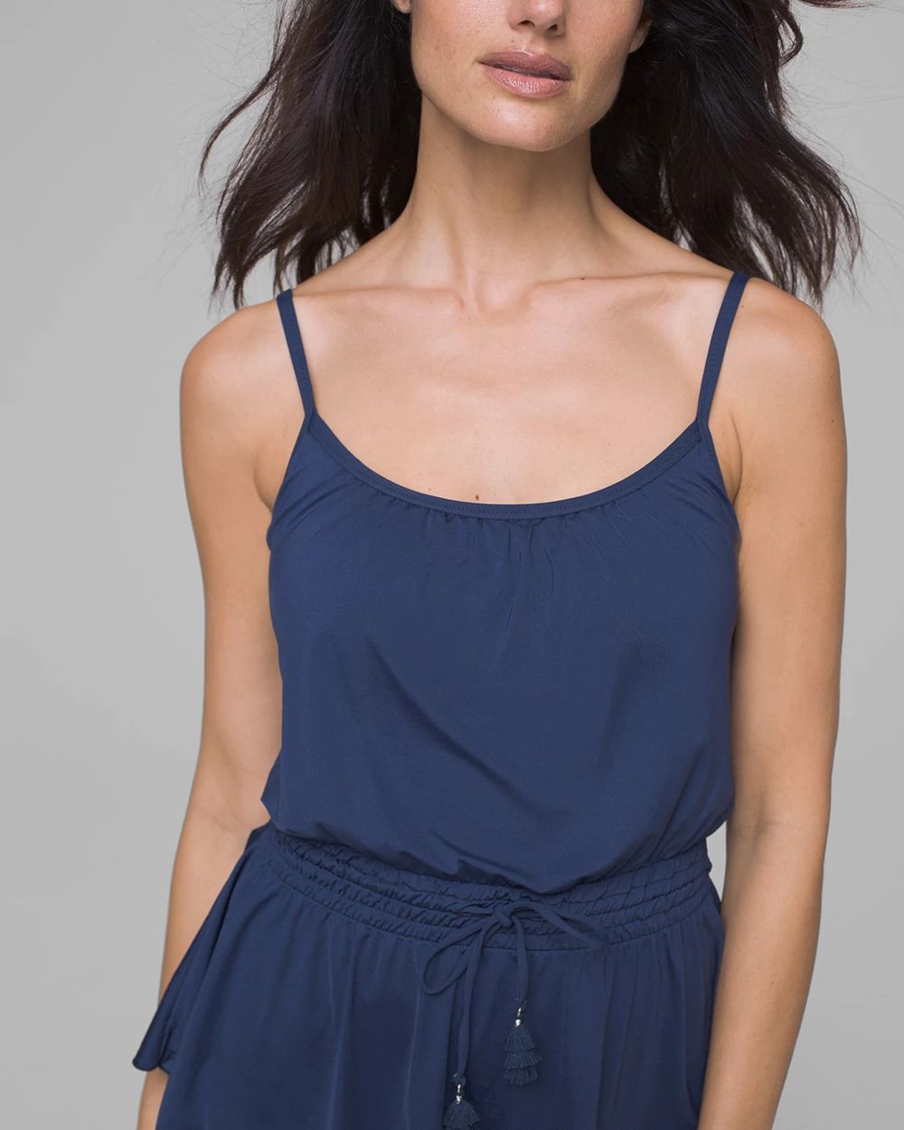 Iris Beach Solid Swim Dress