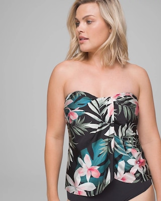 Clarity Contours Isla Bandeau Tankini Swim Top