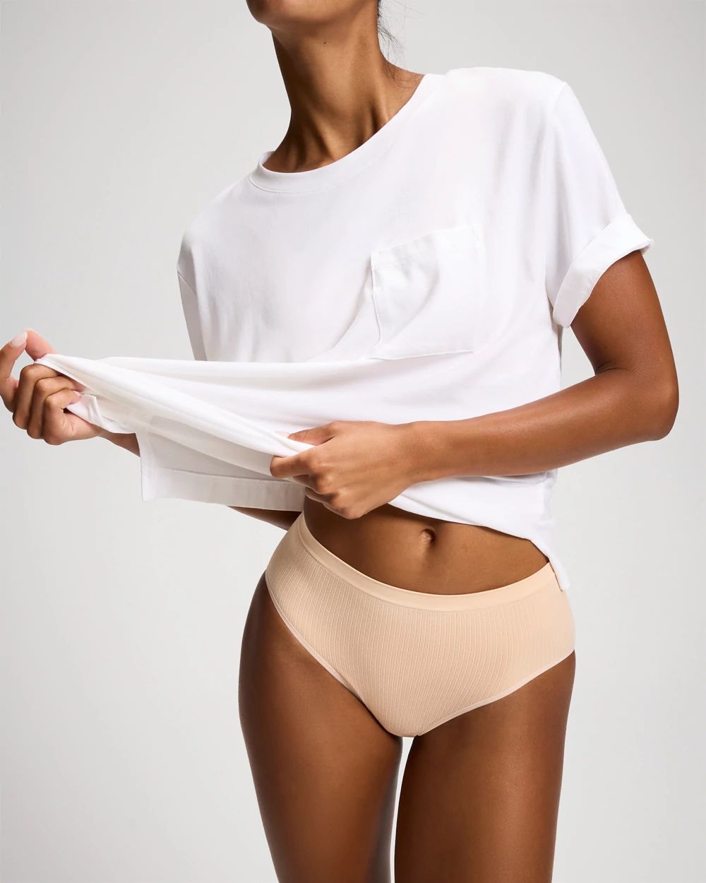 Seamless Rib High-Leg Panty