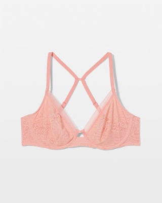 Soma Unlined Perfect Coverage Bra with Stretch Lace click to view larger image.