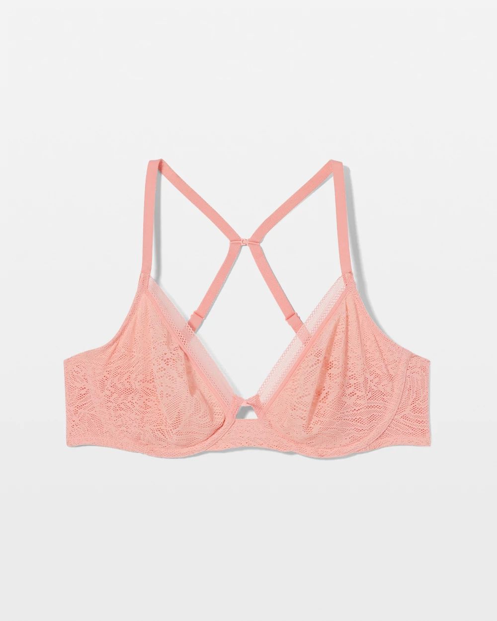 Soma Unlined Perfect Coverage Bra with Stretch Lace