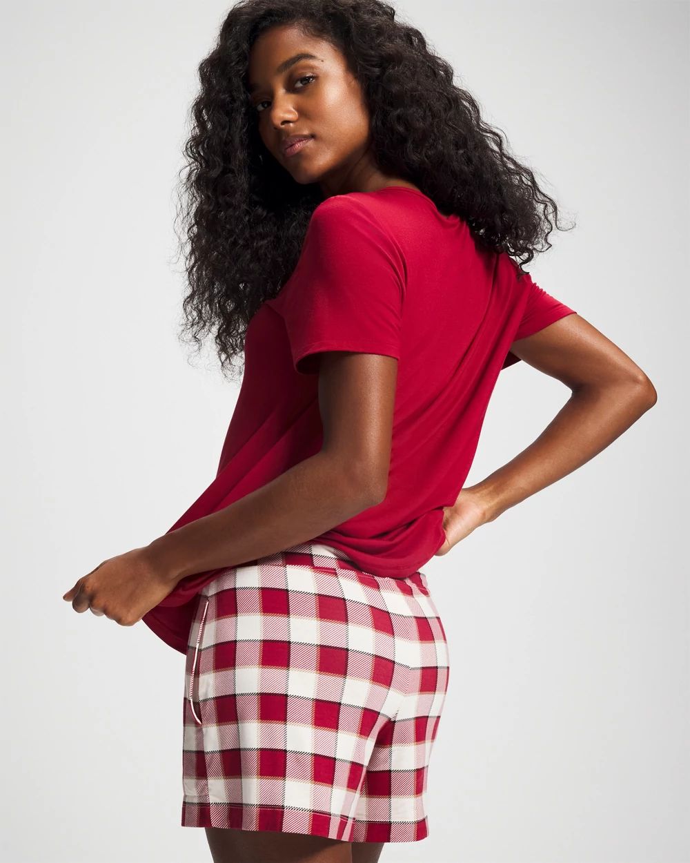 Cool Nights Packaged Short-Sleeve Short Pajama Set