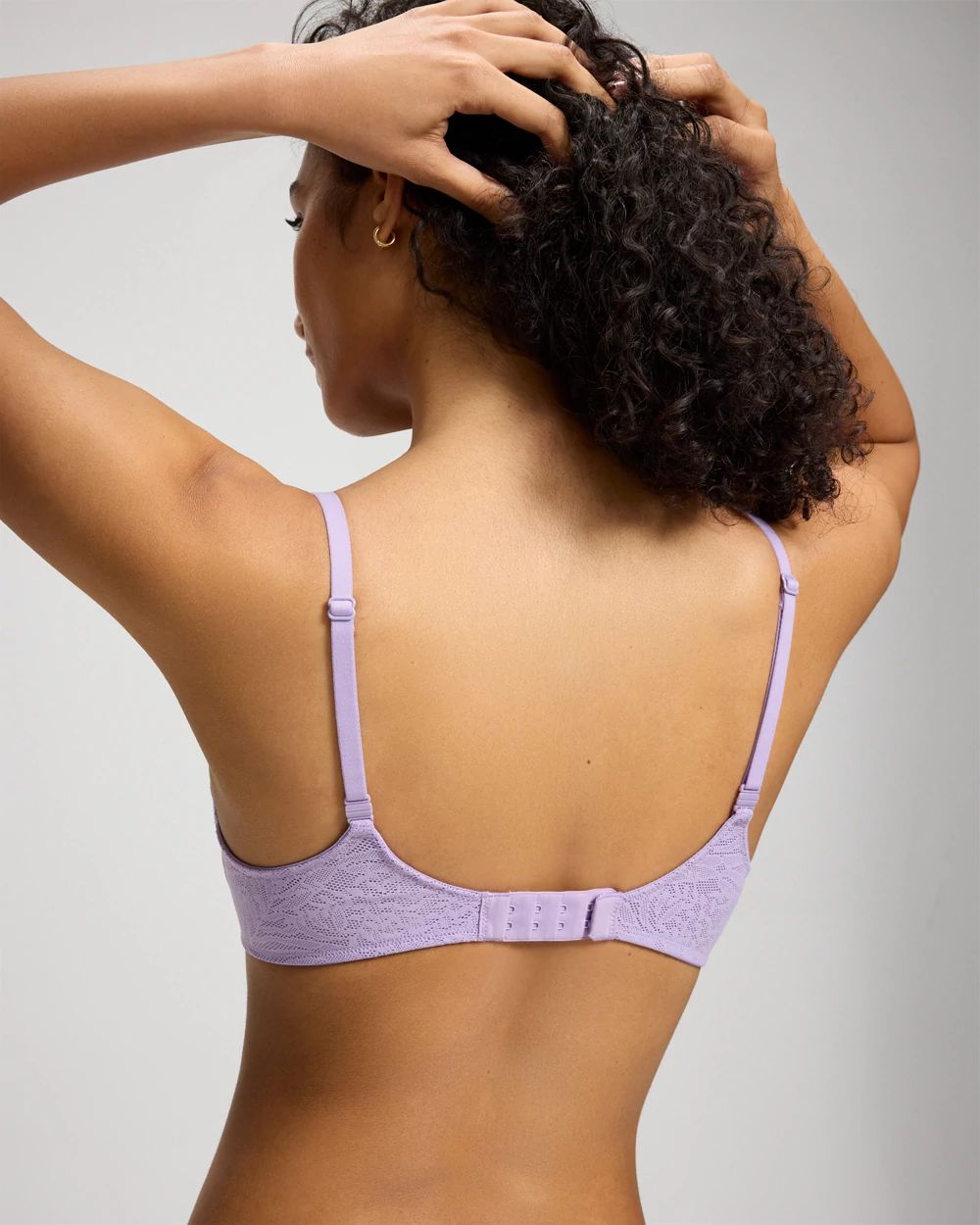 Soma Unlined Balconette Bra with Stretch Lace click to view larger image.