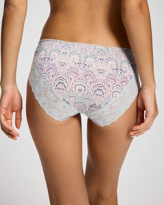 Floral Lace High-Leg Panty click to view larger image.
