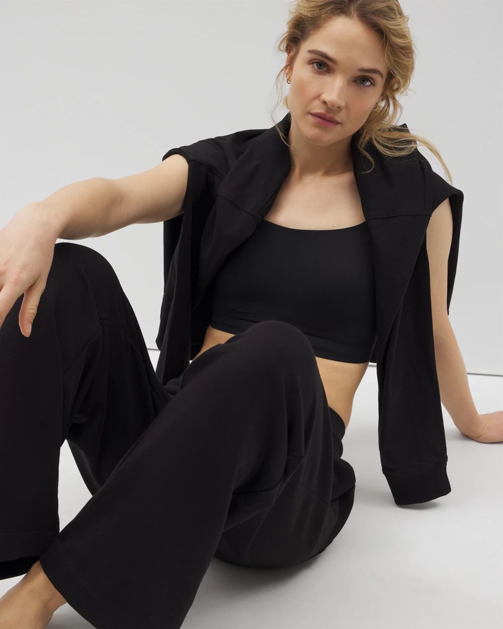 Essential Terry Straight-Leg Pants