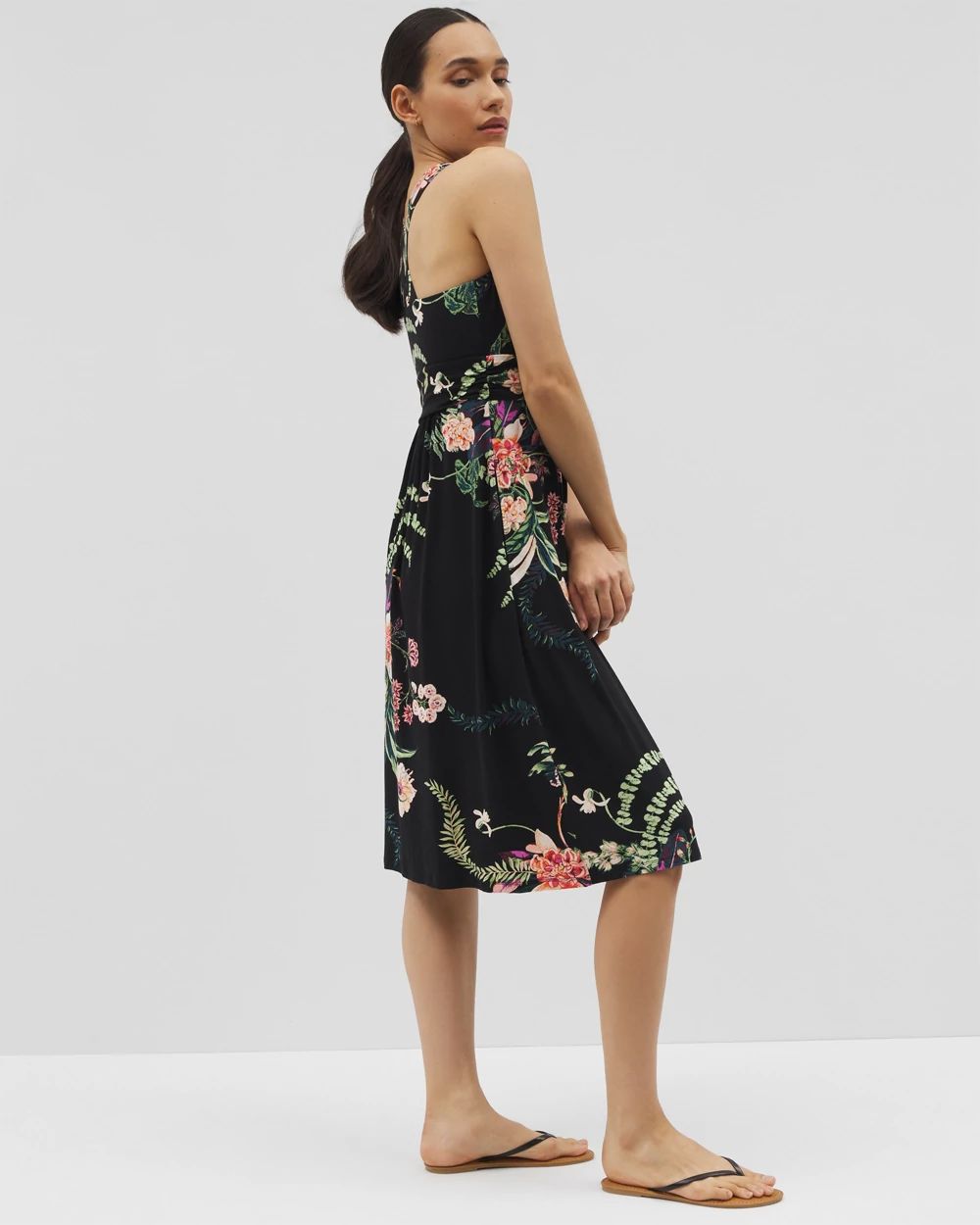 Soft Jersey Cross Back Strap Bra Dress
