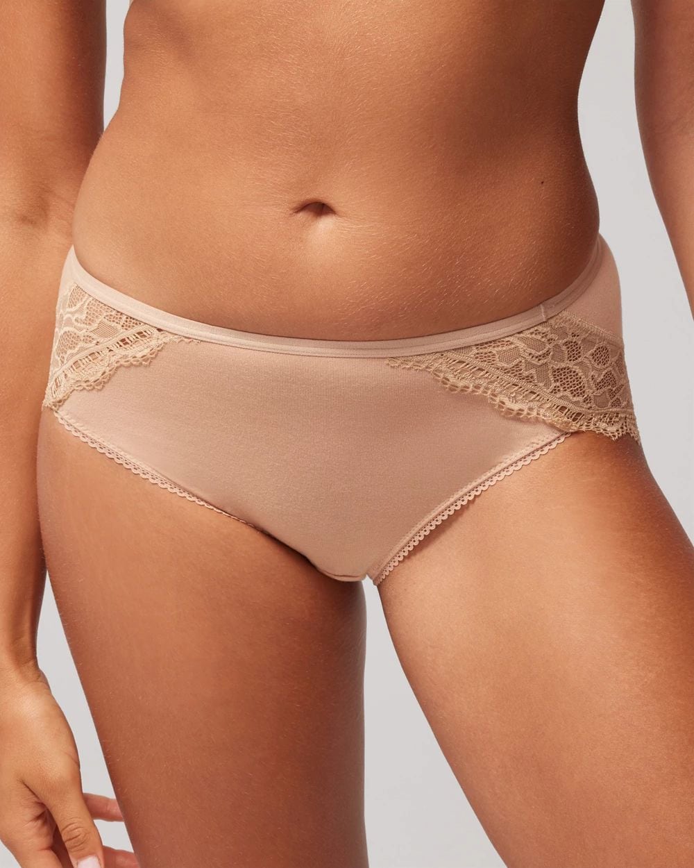 Embraceable High-Leg Panty with Enchanting Lace