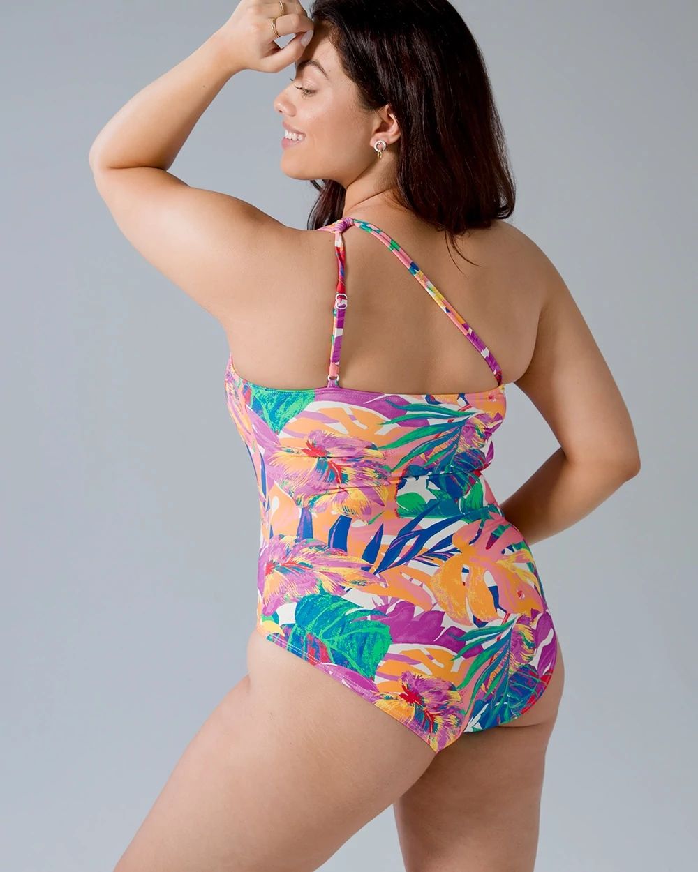 One-Shoulder One-Piece Swimsuit