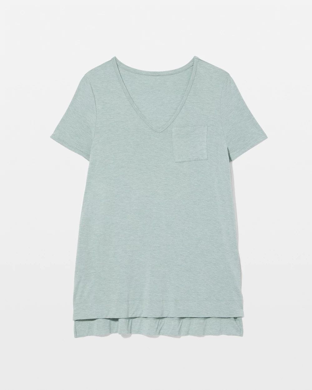 Short Sleeve Pajama Tunic Tee click to view larger image.