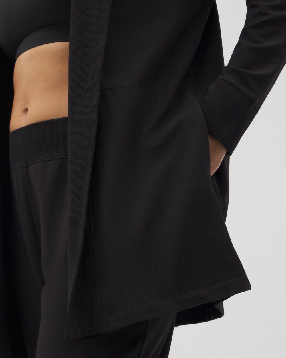 Essential Terry Hooded Wrap