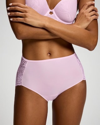 Lace Back Modern Brief Panty click to view larger image.