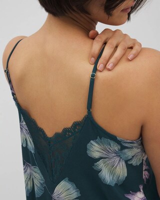 Lace Trim Pajama Cami click to view larger image.