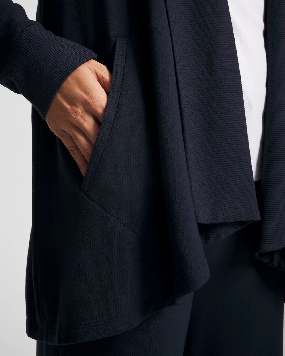 Ultrasoft Fleece Cardigan click to view larger image.