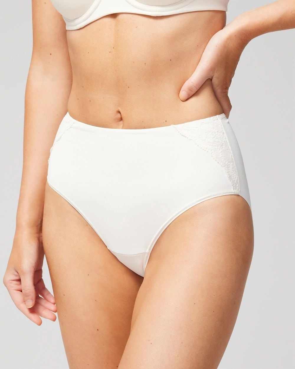 Modern Brief Panty with Lace