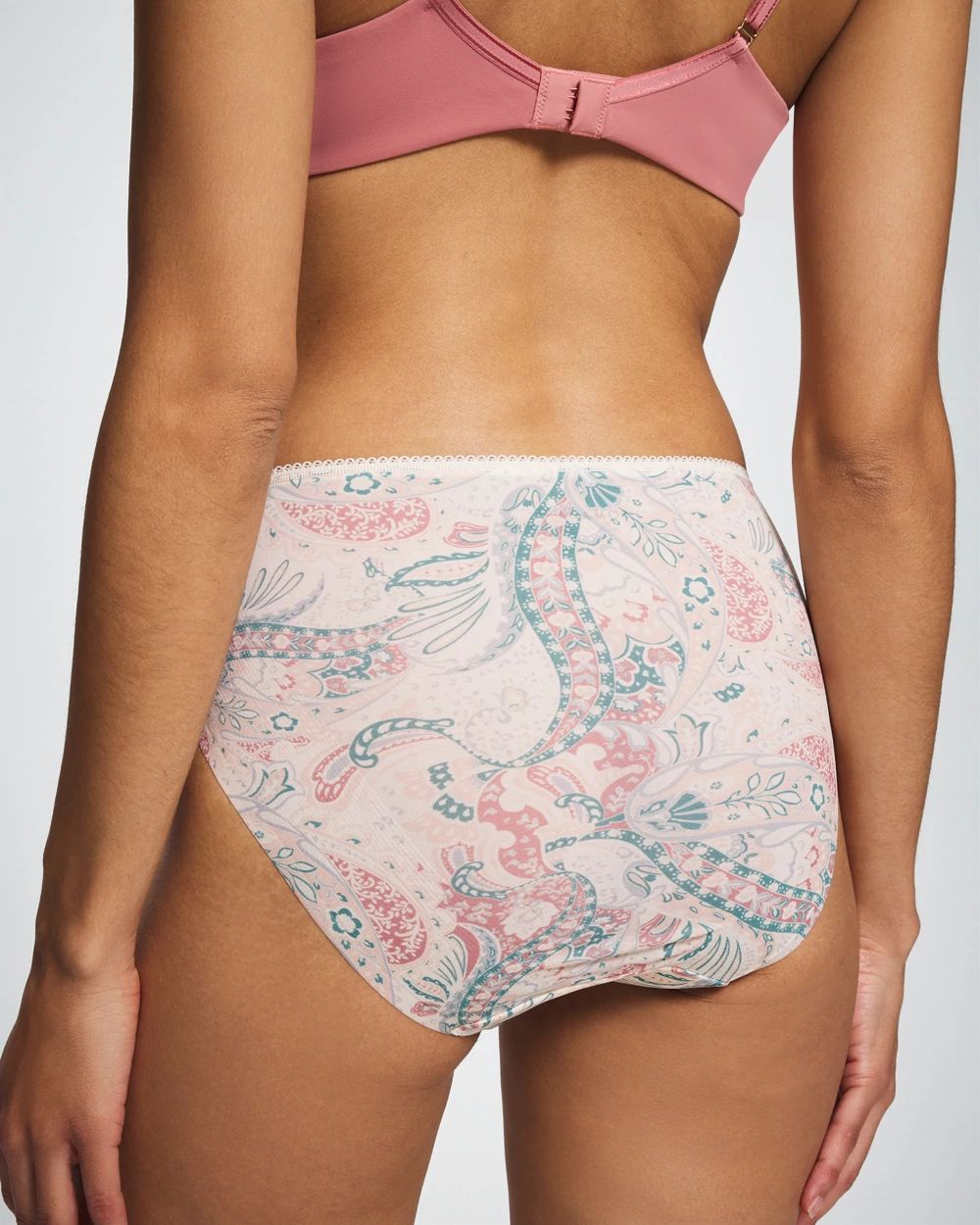 Vanishing Edge High-Leg Panty with Lace