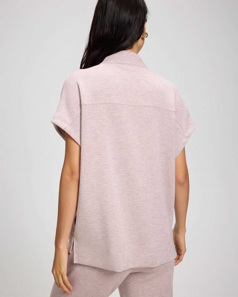 Modern Modal Quarter-Zip Short Sleeve click to view larger image.