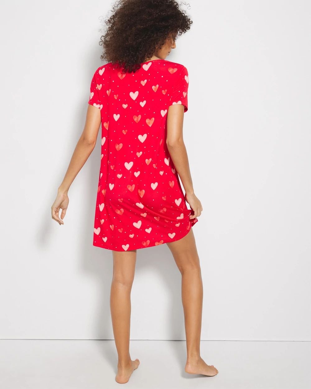 Cool Nights Short Sleeve Scoop Neck Sleepshirt