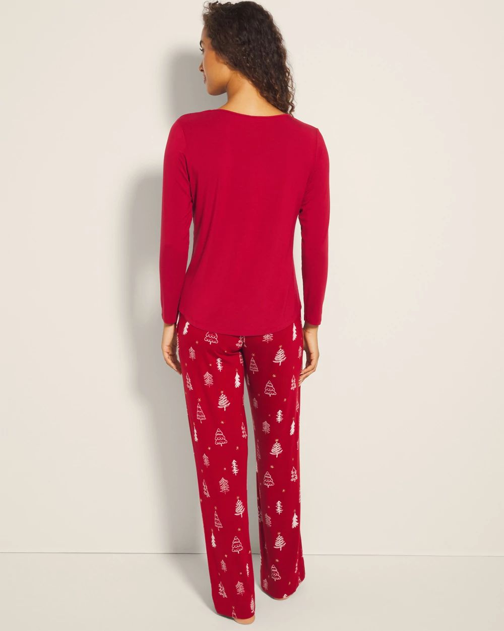 Cool Nights Packaged Long-Sleeve Pant Pajama Set