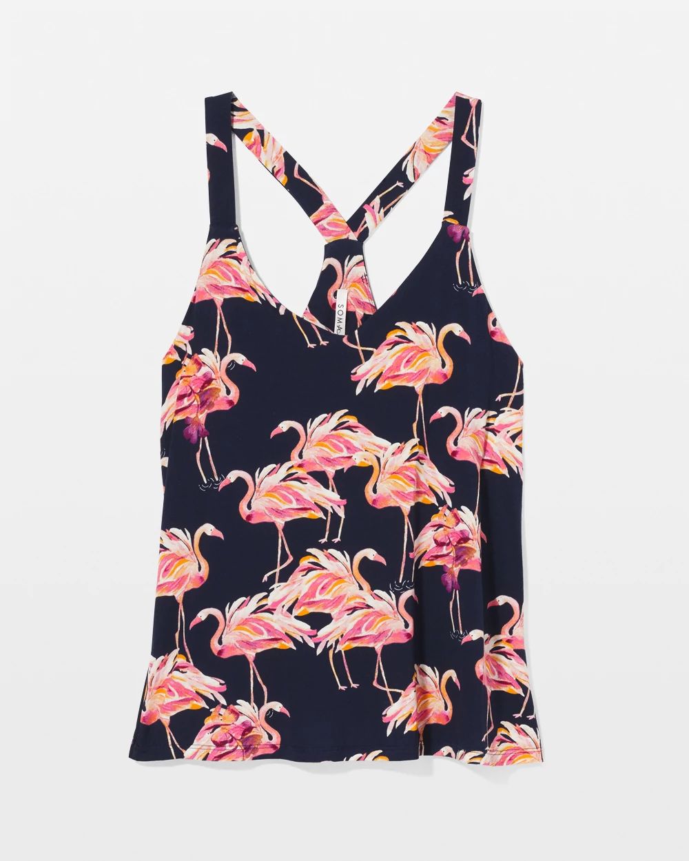 Cool Nights Piped Racerback Pajama Tank