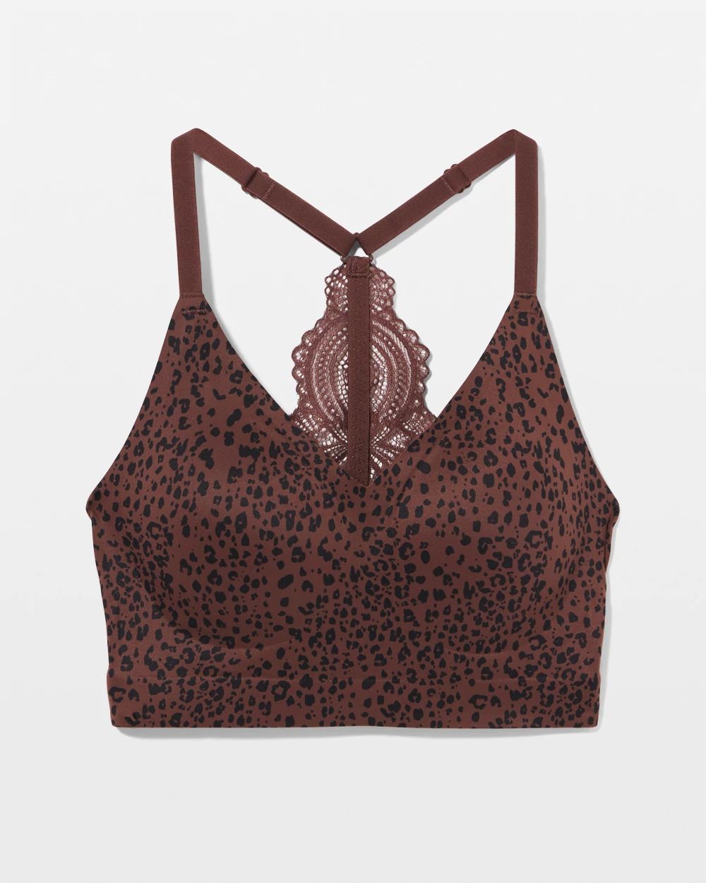 Racerback Bralette with Lace Back click to view larger image.
